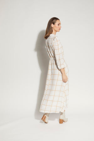 LOUGHLIN - 2180L - Camille Dress - Waffle Check
