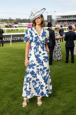 2182 - Halo Dress - Blue Flower