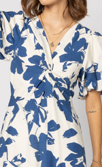 2182 - Halo Dress - Blue Flower