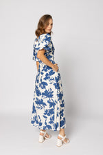 2182 - Halo Dress - Blue Flower