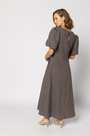 2182 - Halo Dress - Mayan Chocolate