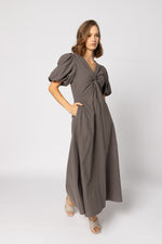 2182 - Halo Dress - Mayan Chocolate