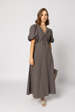 2182 - Halo Dress - Mayan Chocolate