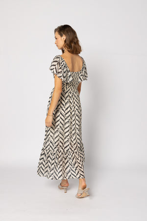 2183 - Miah Dress - Black Zebra