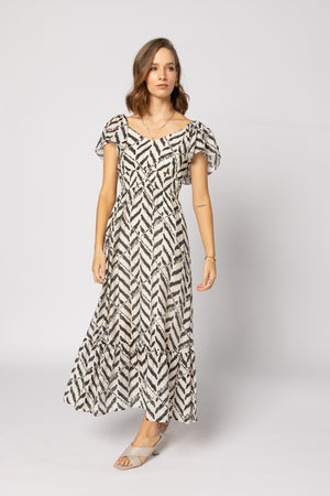2183 - Miah Dress - Black Zebra