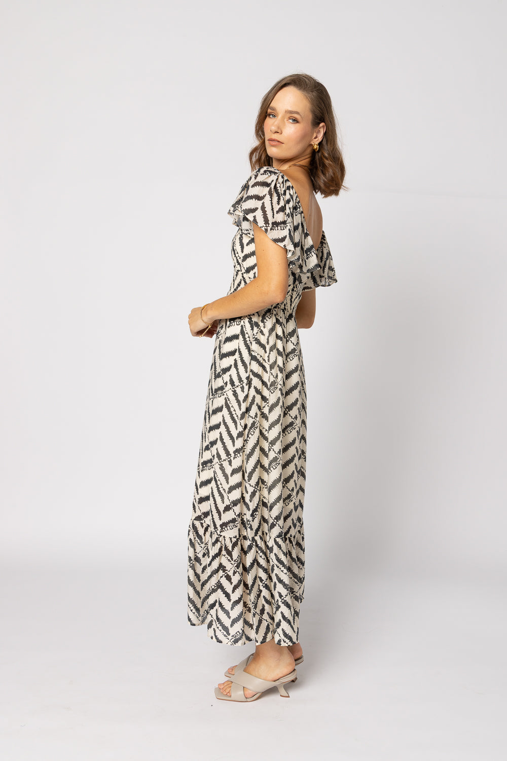 2183 - Miah Dress - Black Zebra