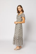 2183 - Miah Dress - Black Zebra