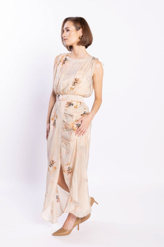 2184L - Grecia Dress - Softly Print