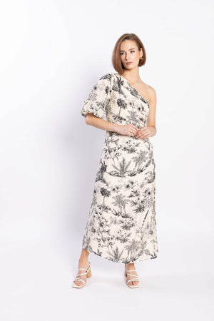 LOUGHLIN - 2191L - Dione Dress - Tahiti Print