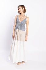 LOUGHLIN - 2193L - Descend Dress - Navy/Natural/White