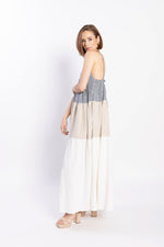 LOUGHLIN - 2193L - Descend Dress - Navy/Natural/White