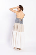LOUGHLIN - 2193L - Descend Dress - Navy/Natural/White