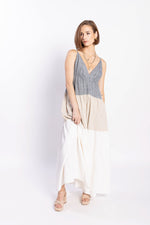LOUGHLIN - 2193L - Descend Dress - Navy/Natural/White