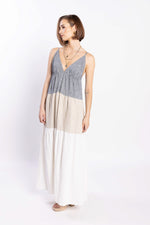 LOUGHLIN - 2193L - Descend Dress - Navy/Natural/White