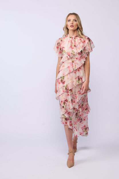 *NEW ARRIVAL* 2220 - Freda Dress - Carnation
