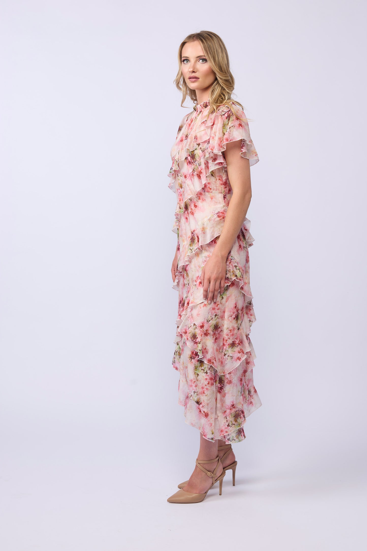 *NEW ARRIVAL* 2220 - Freda Dress - Carnation