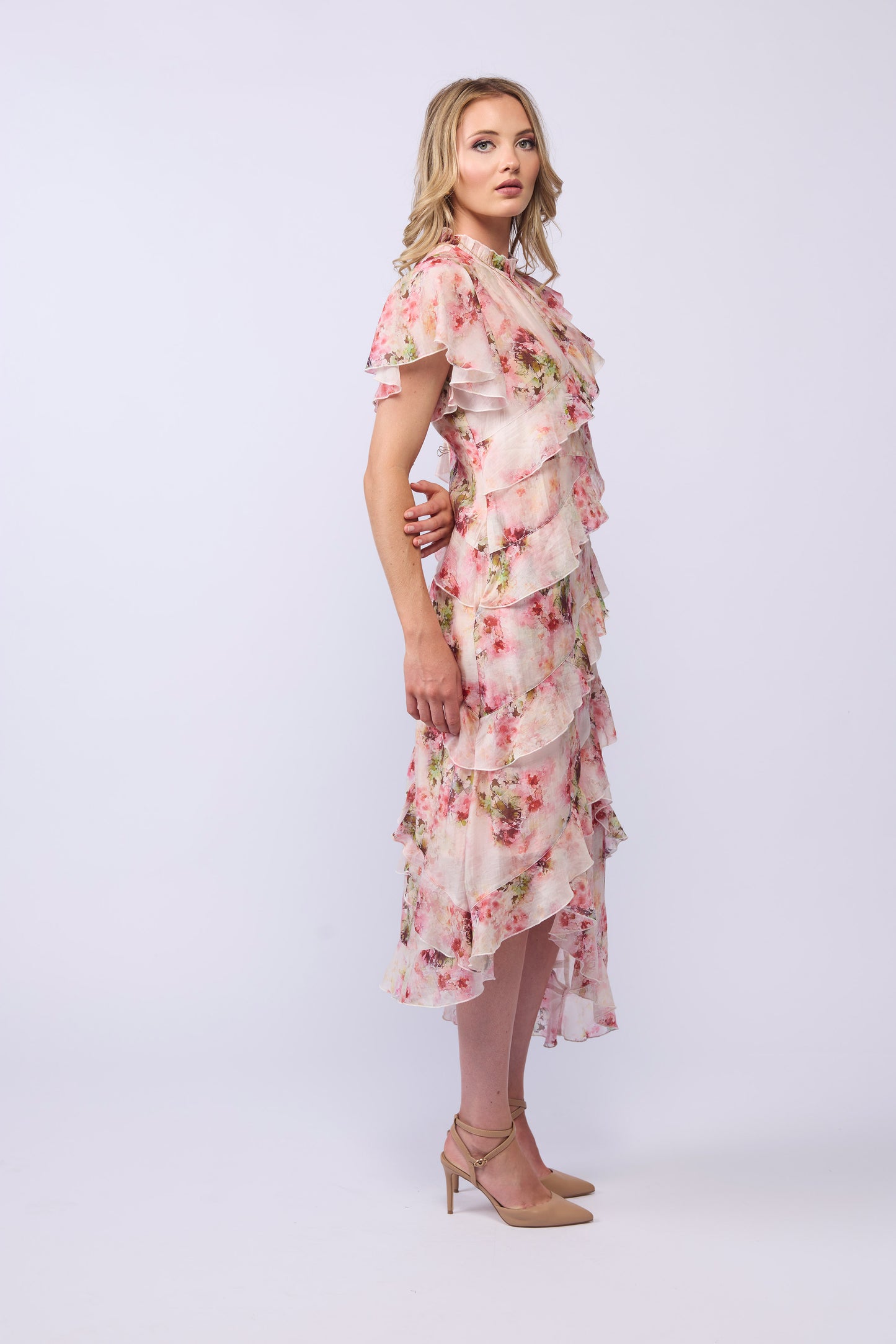 *NEW ARRIVAL* 2220 - Freda Dress - Carnation
