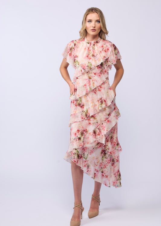 *NEW ARRIVAL* 2220 - Freda Dress - Carnation