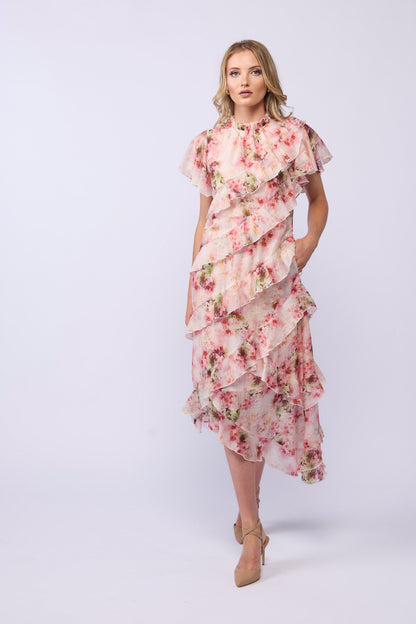 *NEW ARRIVAL* 2220 - Freda Dress - Carnation