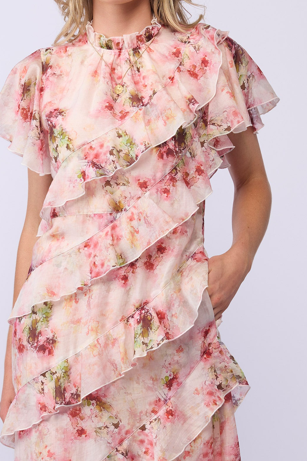 *NEW ARRIVAL* 2220 - Freda Dress - Carnation