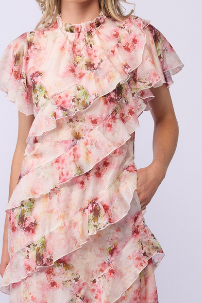 *NEW ARRIVAL* 2220 - Freda Dress - Carnation