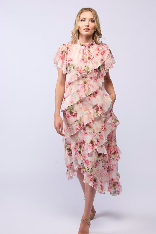 *NEW ARRIVAL* 2220 - Freda Dress - Carnation