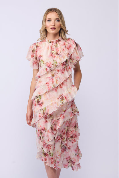 *NEW ARRIVAL* 2220 - Freda Dress - Carnation