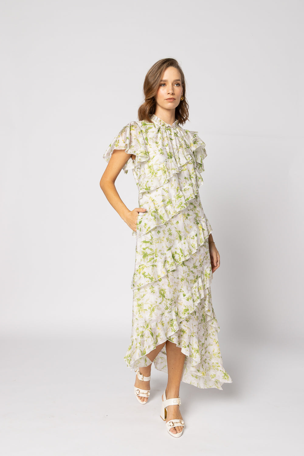 2220 - Freda Dress - Garden Meadow