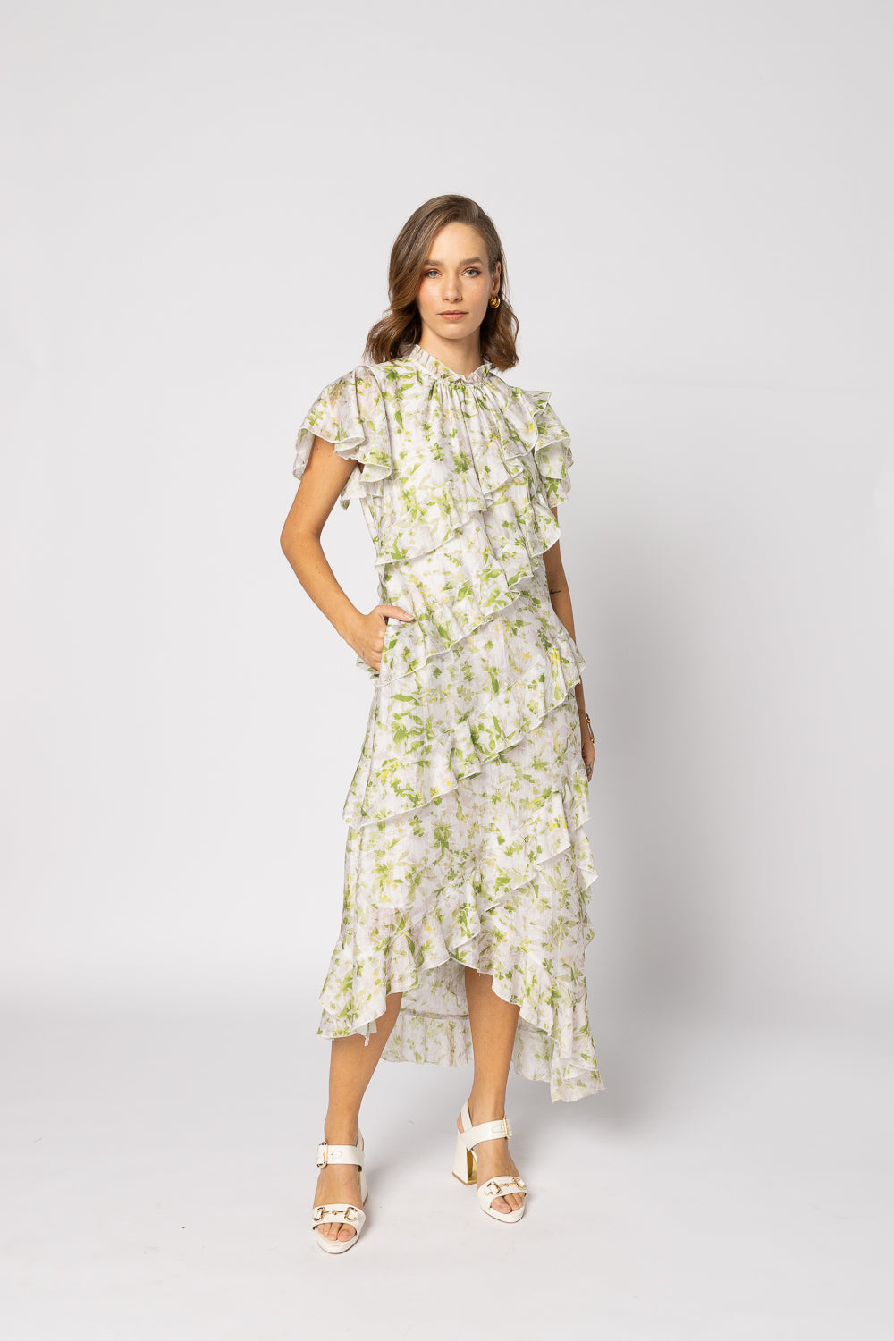 2220 - Freda Dress - Garden Meadow