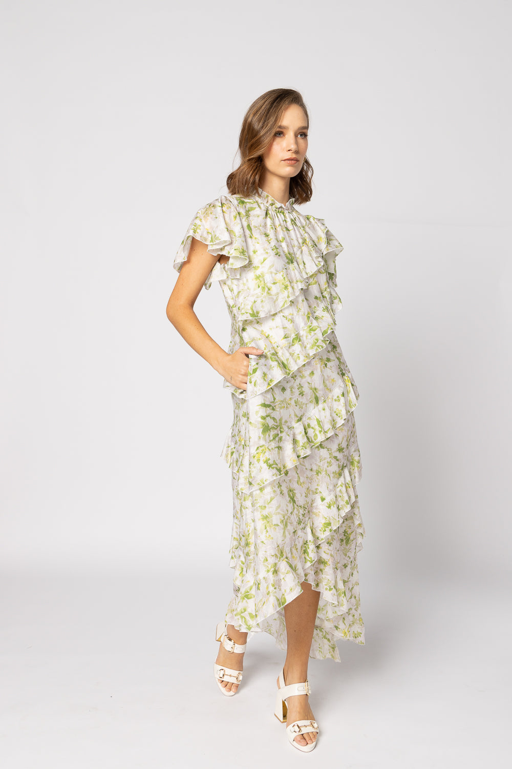 2220 - Freda Dress - Garden Meadow