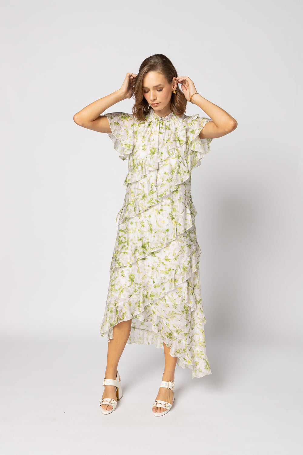 2220 - Freda Dress - Garden Meadow