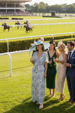 2223 - Breeze Dress - Blue Damask