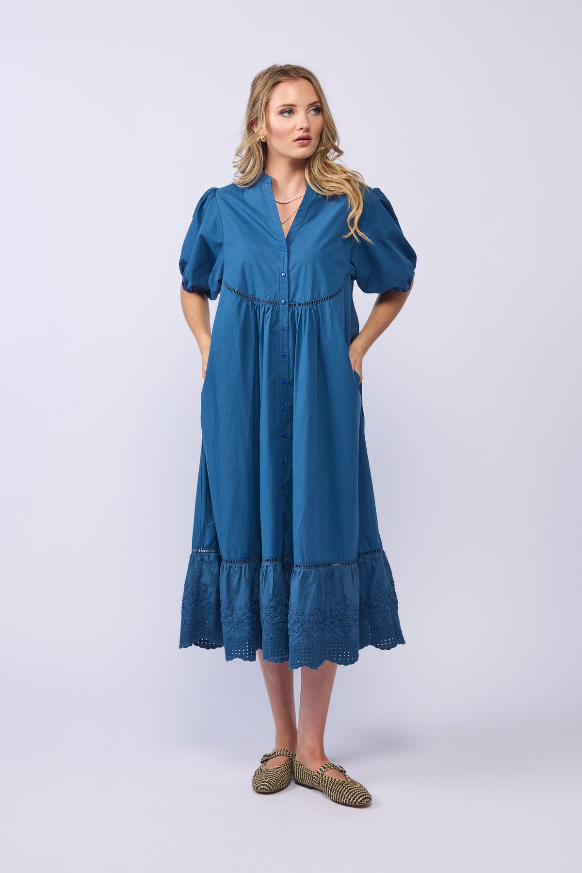 JOSEPHINE DRESS - MARINE