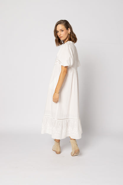 2225 - Josephine Dress - White