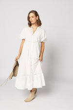 2225 - Josephine Dress - White