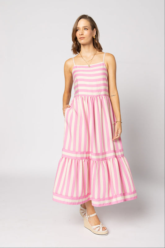 2226 - Olivia Dress - Candy Stripe