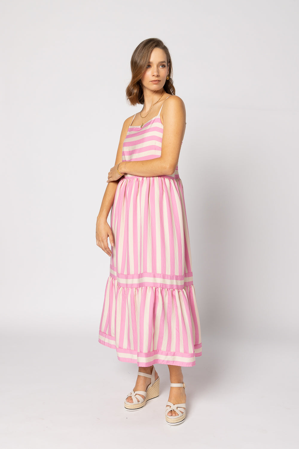 2226 - Olivia Dress - Candy Stripe