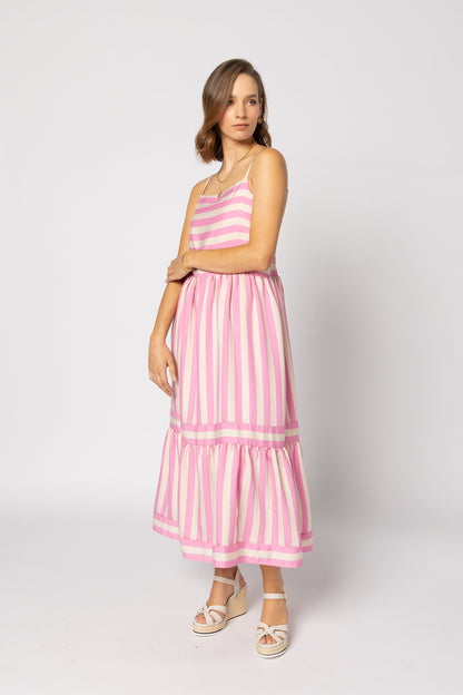 2226 - Olivia Dress - Candy Stripe