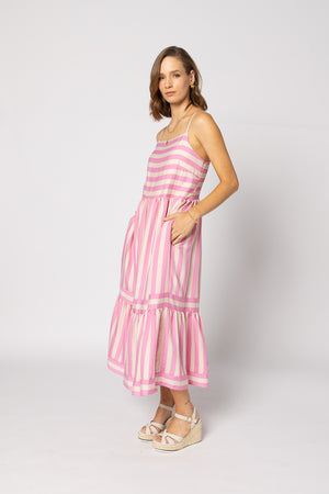 2226 - Olivia Dress - Candy Stripe