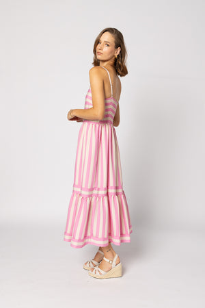 2226 - Olivia Dress - Candy Stripe