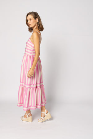 2226 - Olivia Dress - Candy Stripe