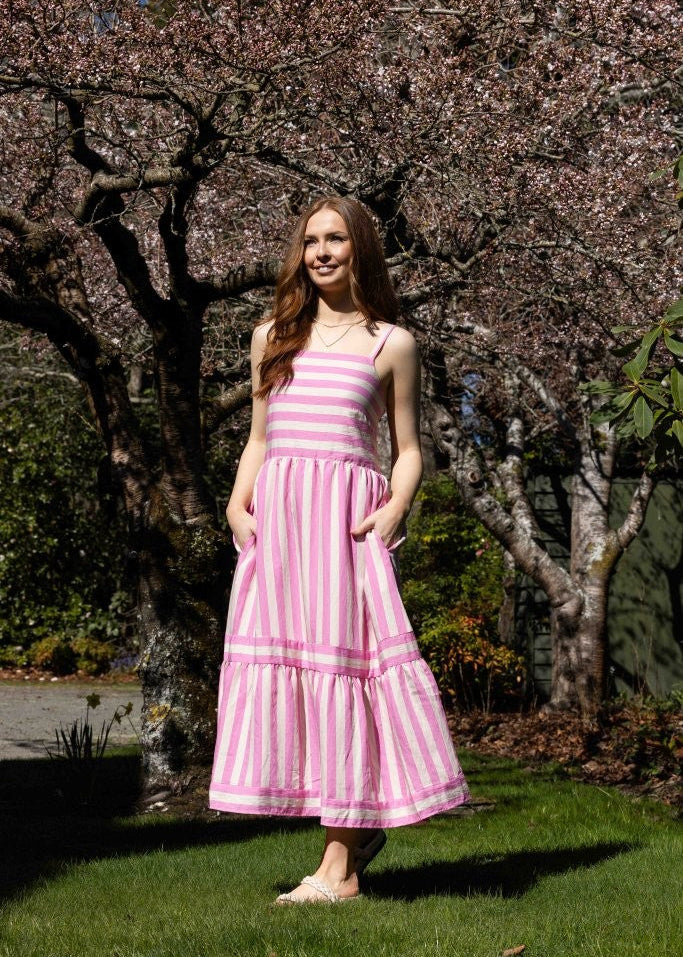 2226 - Olivia Dress - Candy Stripe