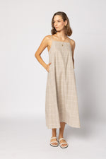 2228 - Ginny Dress - Linen Check