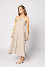 2228 - Ginny Dress - Linen Check