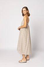 2228 - Ginny Dress - Linen Check