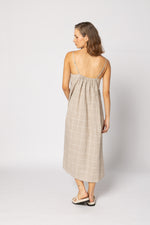 2228 - Ginny Dress - Linen Check
