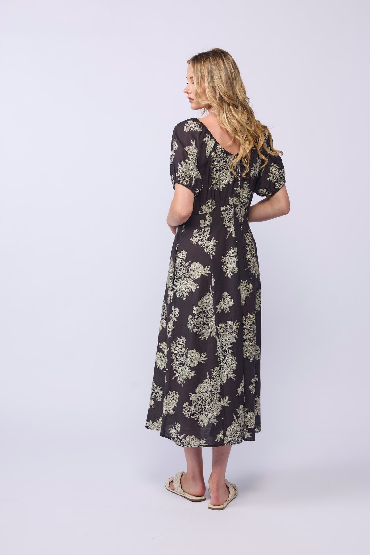 ANNABELLE DRESS - FLORAL SHADE