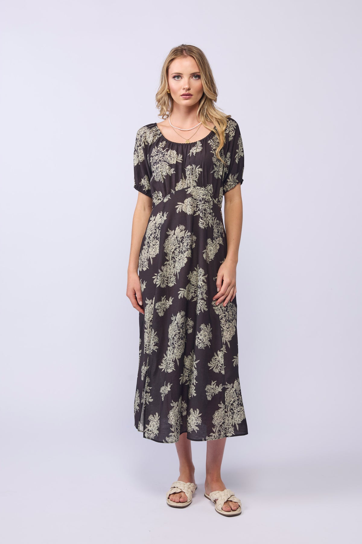 ANNABELLE DRESS - FLORAL SHADE