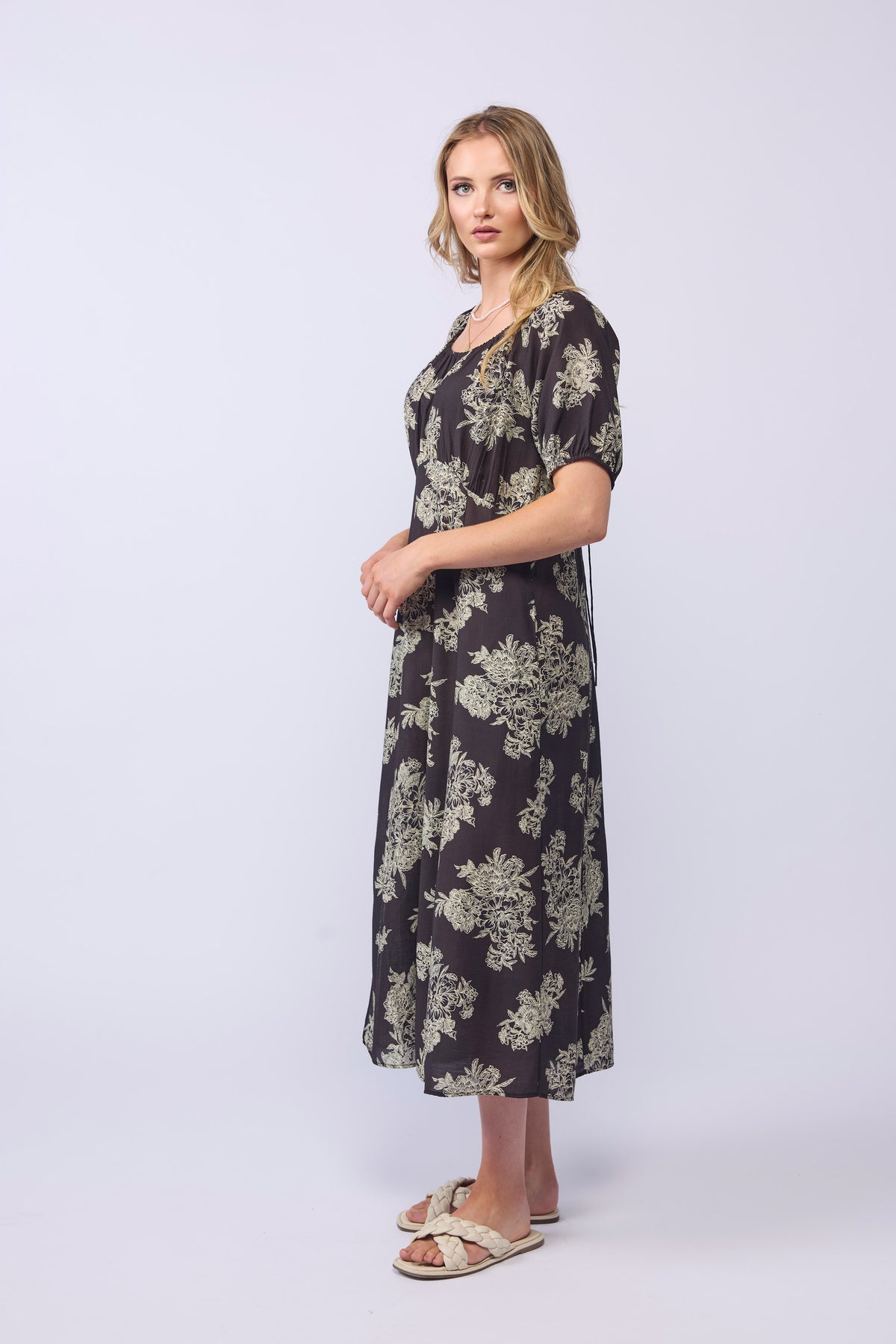 ANNABELLE DRESS - FLORAL SHADE