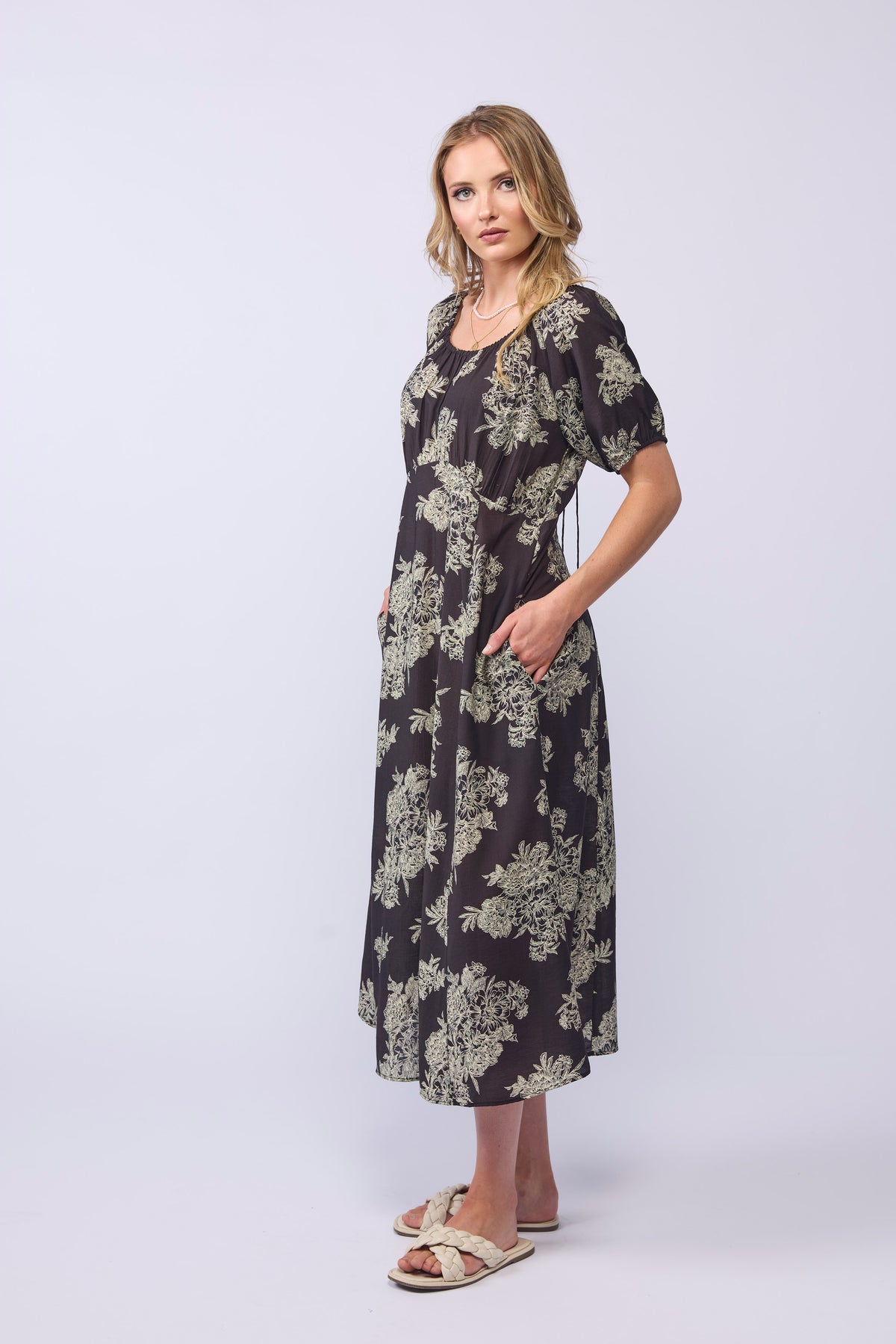 ANNABELLE DRESS - FLORAL SHADE